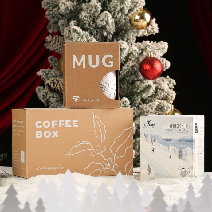 Arcadia Xmas Coffee Box | Mug + Coffee Drip Bag